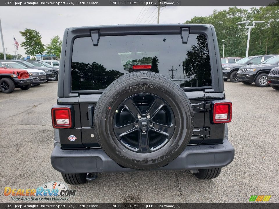 2020 Jeep Wrangler Unlimited Sport 4x4 Black / Black Photo #5