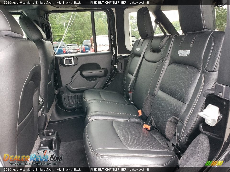 Rear Seat of 2020 Jeep Wrangler Unlimited Sport 4x4 Photo #6