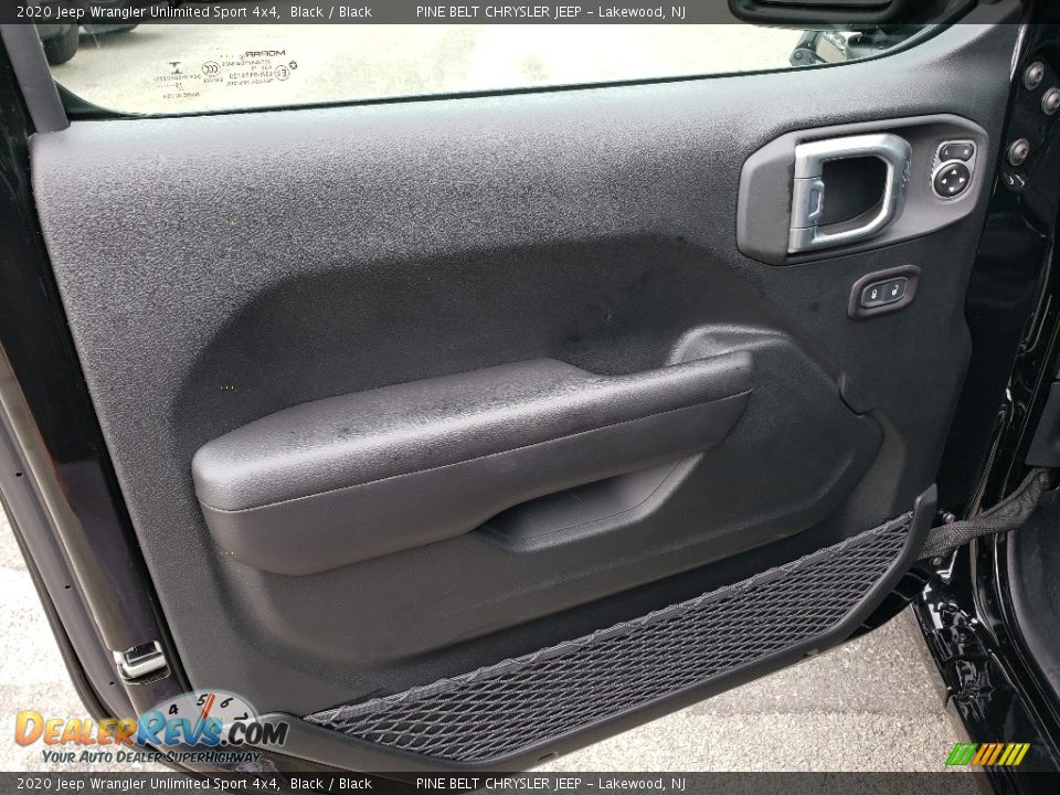 2020 Jeep Wrangler Unlimited Sport 4x4 Black / Black Photo #8