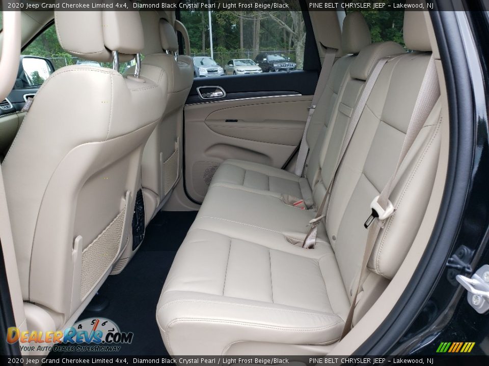 2020 Jeep Grand Cherokee Limited 4x4 Diamond Black Crystal Pearl / Light Frost Beige/Black Photo #6