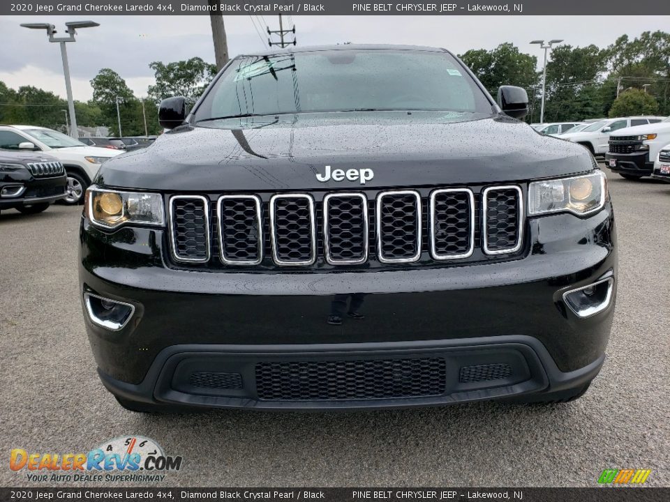 2020 Jeep Grand Cherokee Laredo 4x4 Diamond Black Crystal Pearl / Black Photo #2