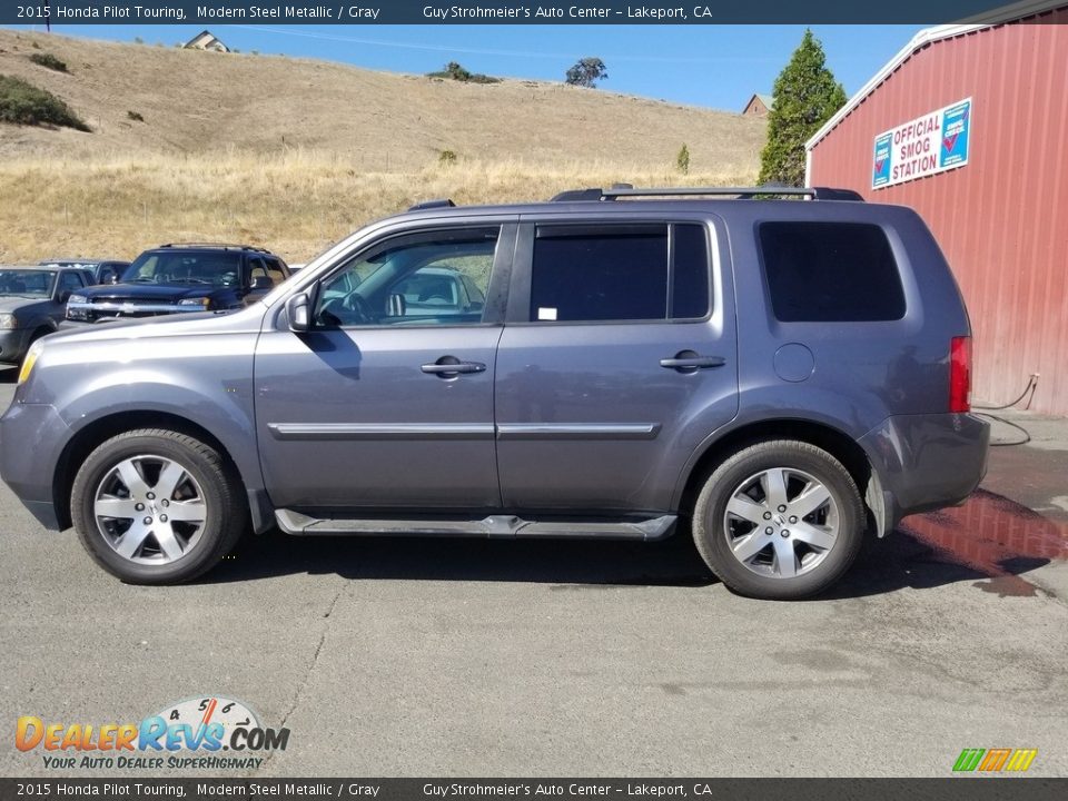 2015 Honda Pilot Touring Modern Steel Metallic / Gray Photo #5
