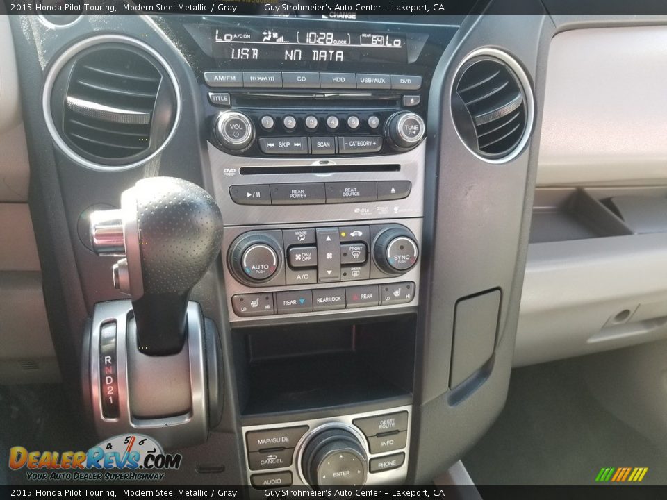 2015 Honda Pilot Touring Modern Steel Metallic / Gray Photo #10