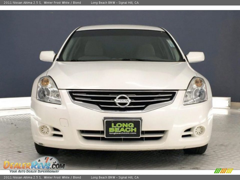 2011 Nissan Altima 2.5 S Winter Frost White / Blond Photo #2