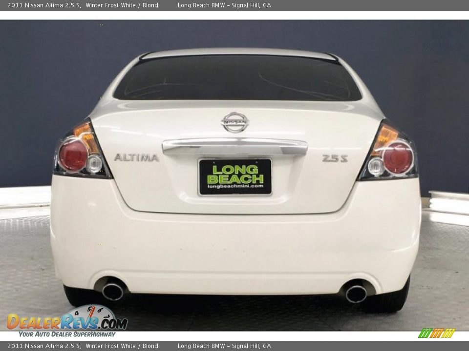 2011 Nissan Altima 2.5 S Winter Frost White / Blond Photo #3