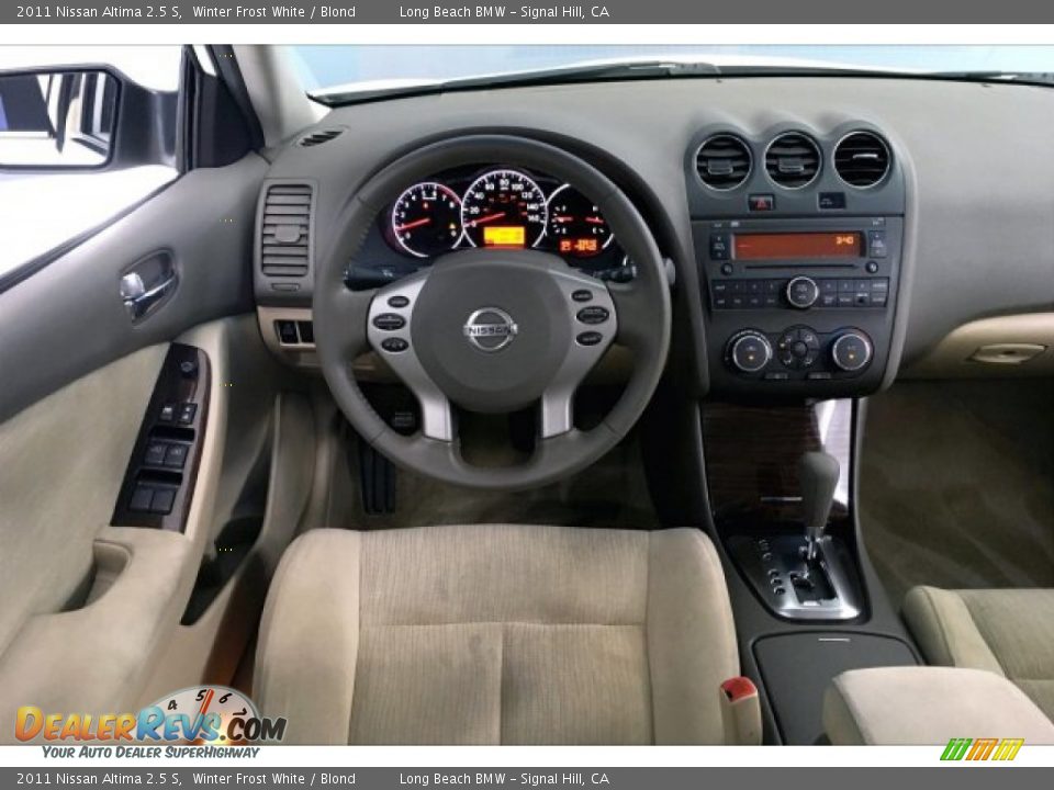 2011 Nissan Altima 2.5 S Winter Frost White / Blond Photo #4