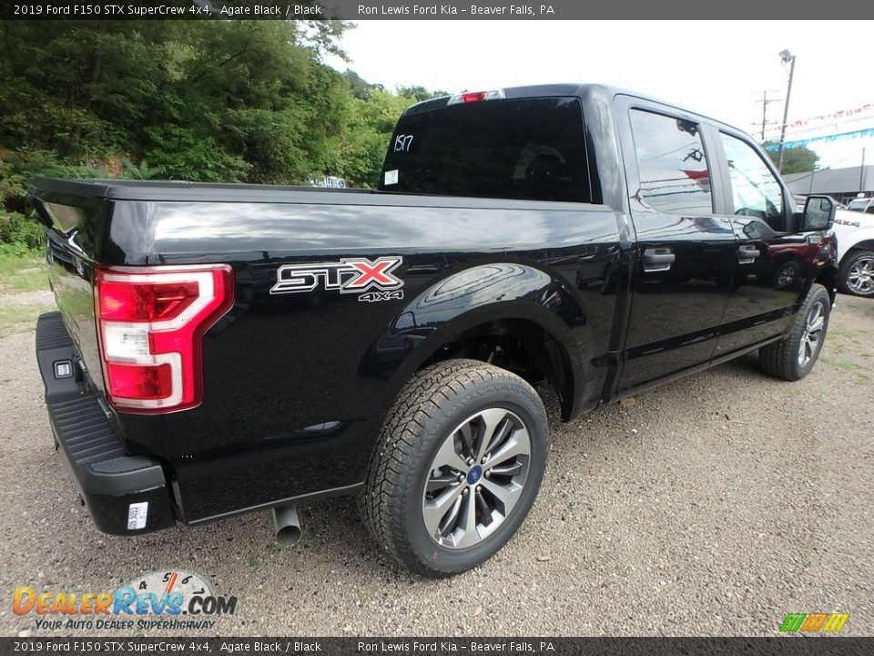2019 Ford F150 STX SuperCrew 4x4 Agate Black / Black Photo #2