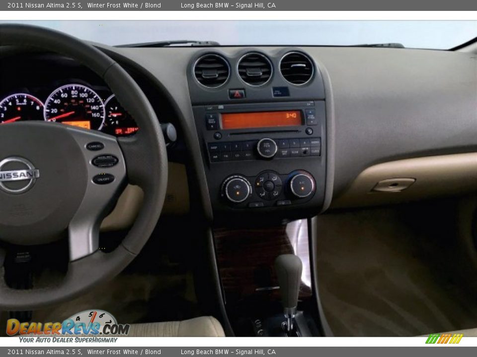 2011 Nissan Altima 2.5 S Winter Frost White / Blond Photo #5