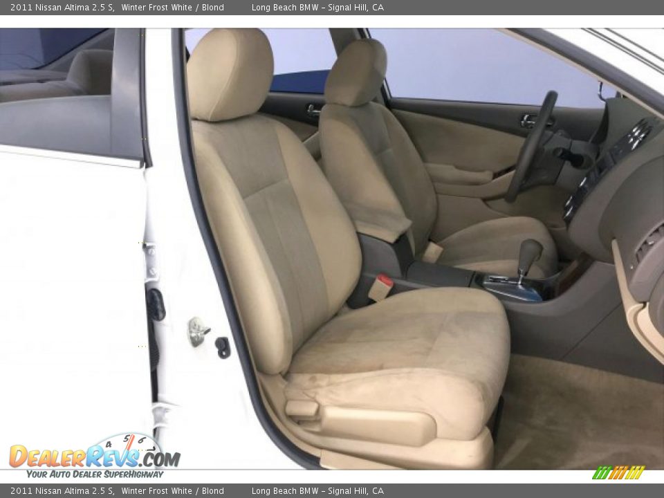 2011 Nissan Altima 2.5 S Winter Frost White / Blond Photo #6