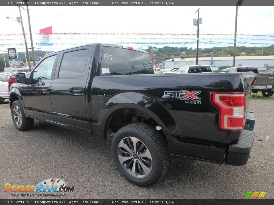 2019 Ford F150 STX SuperCrew 4x4 Agate Black / Black Photo #4