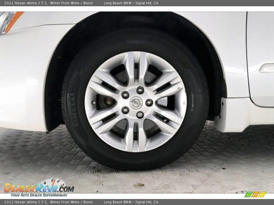 2011 Nissan Altima 2.5 S Winter Frost White / Blond Photo #8
