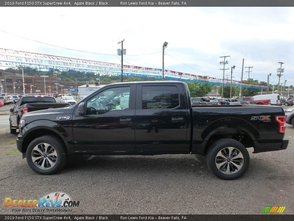 2019 Ford F150 STX SuperCrew 4x4 Agate Black / Black Photo #5