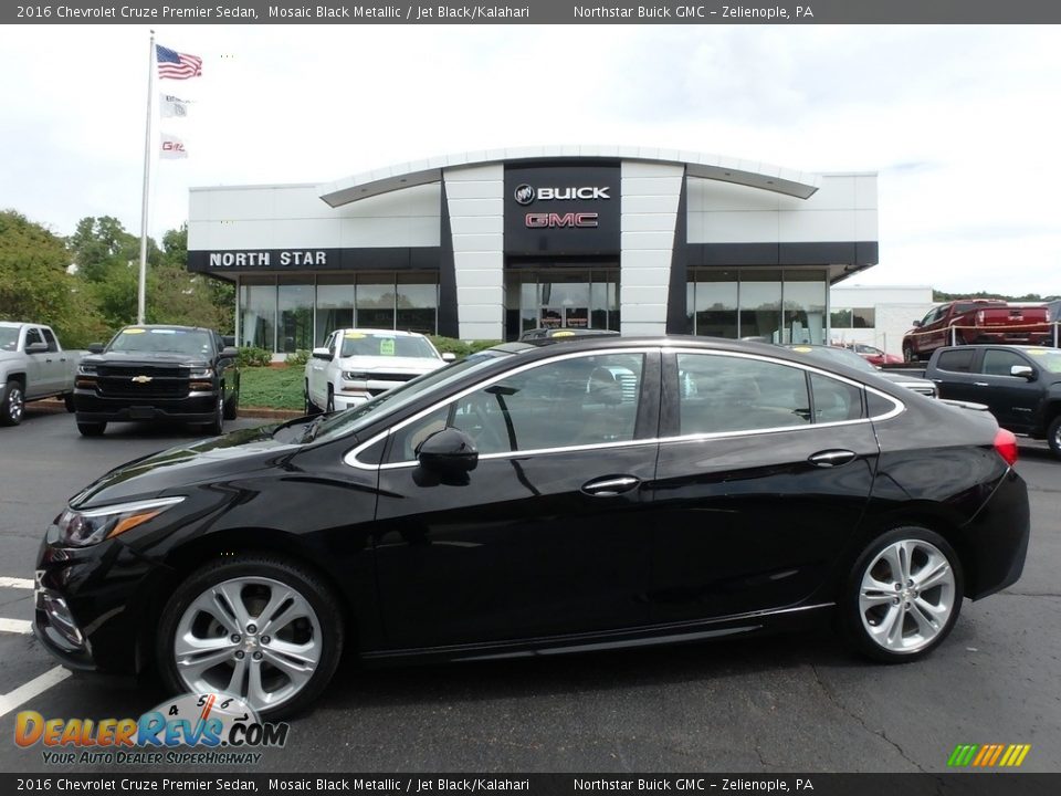 2016 Chevrolet Cruze Premier Sedan Mosaic Black Metallic / Jet Black/Kalahari Photo #1
