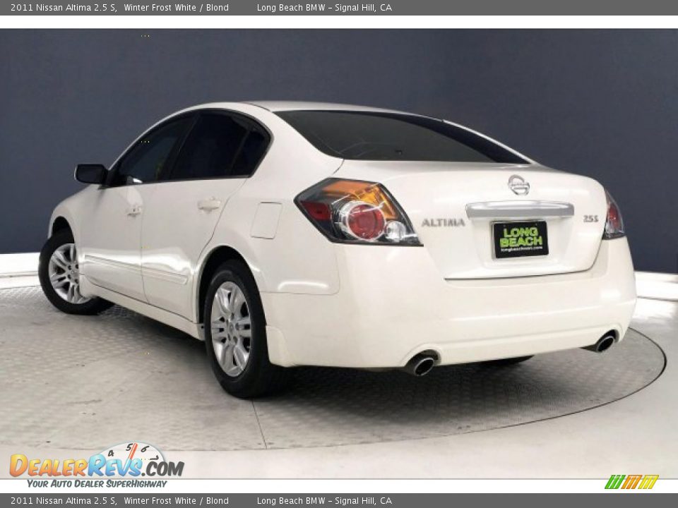 2011 Nissan Altima 2.5 S Winter Frost White / Blond Photo #10