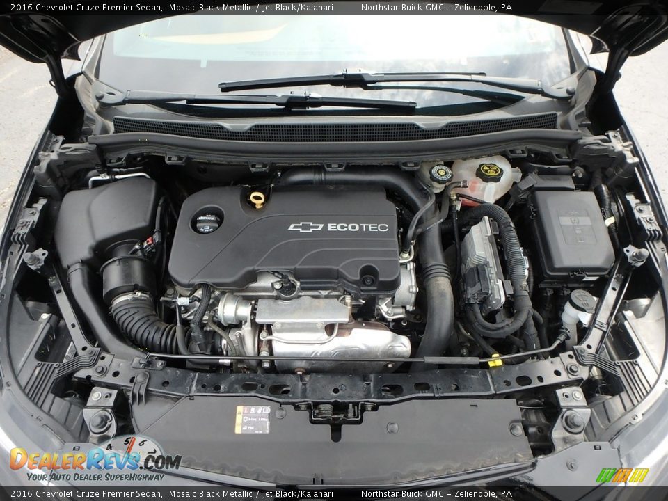 2016 Chevrolet Cruze Premier Sedan Mosaic Black Metallic / Jet Black/Kalahari Photo #2
