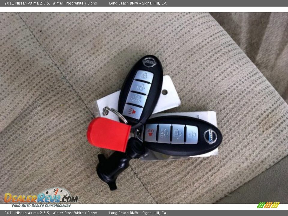 2011 Nissan Altima 2.5 S Winter Frost White / Blond Photo #11