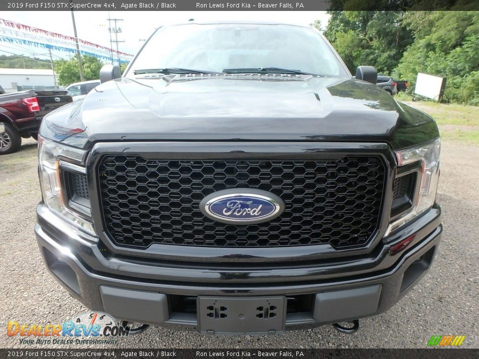 2019 Ford F150 STX SuperCrew 4x4 Agate Black / Black Photo #7