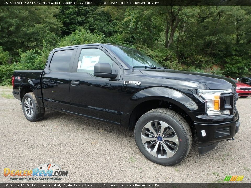 2019 Ford F150 STX SuperCrew 4x4 Agate Black / Black Photo #8