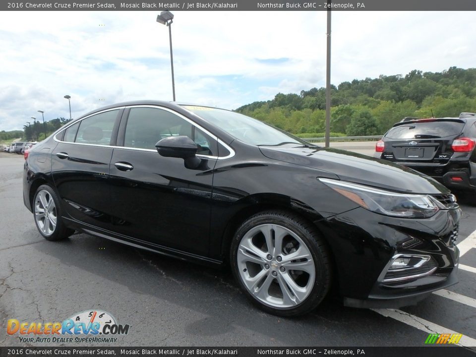 2016 Chevrolet Cruze Premier Sedan Mosaic Black Metallic / Jet Black/Kalahari Photo #4