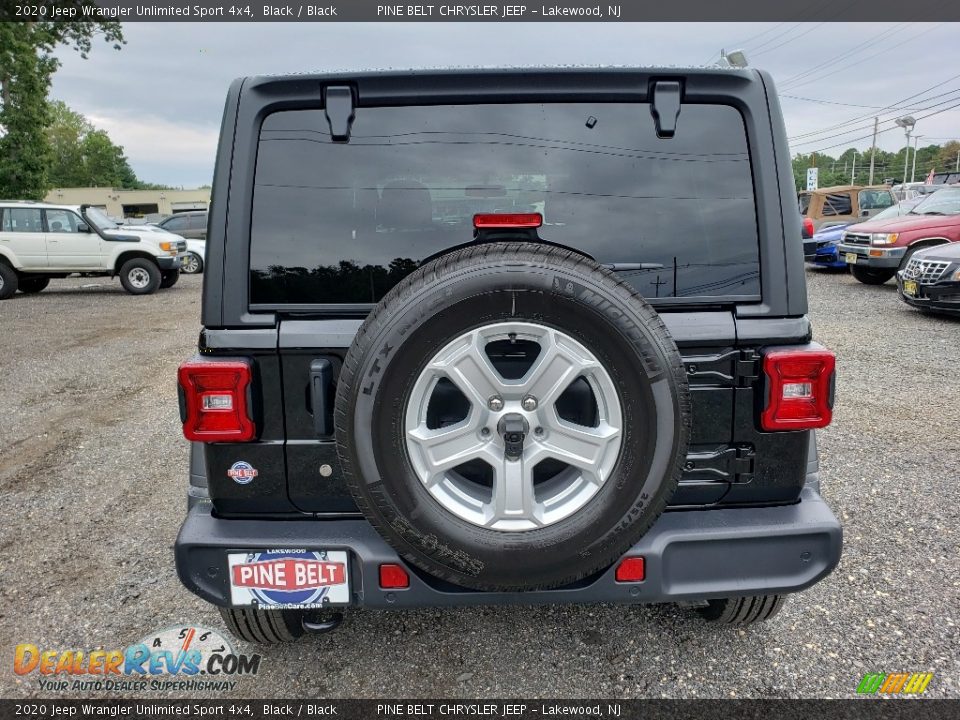 2020 Jeep Wrangler Unlimited Sport 4x4 Black / Black Photo #5