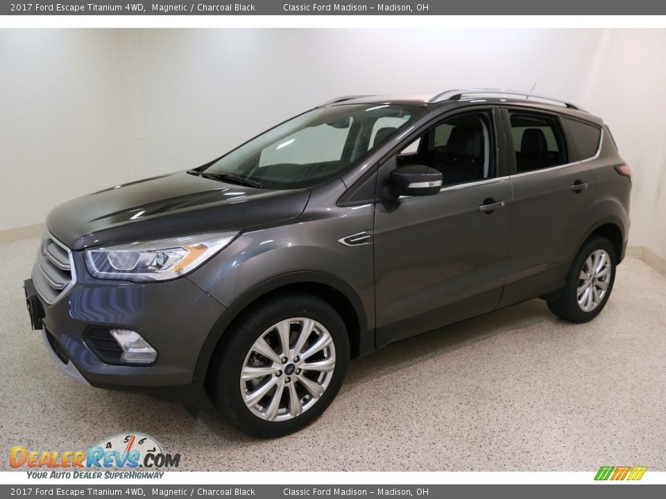 2017 Ford Escape Titanium 4WD Magnetic / Charcoal Black Photo #3