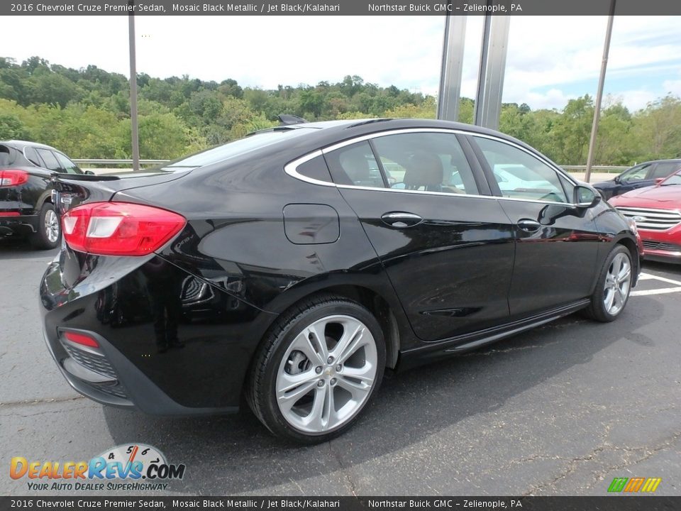 2016 Chevrolet Cruze Premier Sedan Mosaic Black Metallic / Jet Black/Kalahari Photo #8