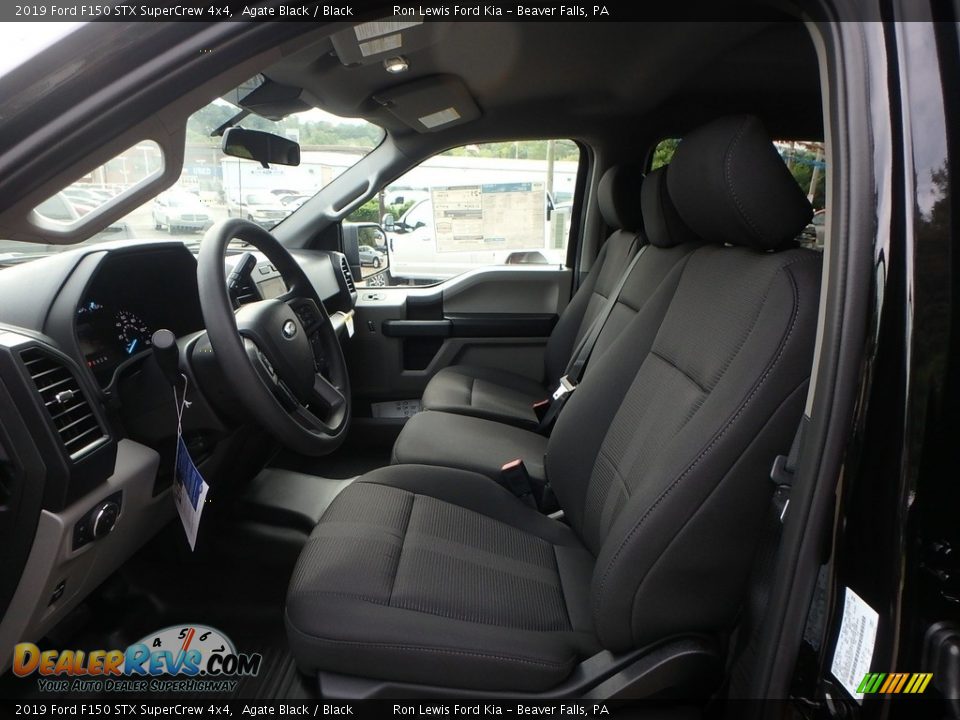 2019 Ford F150 STX SuperCrew 4x4 Agate Black / Black Photo #12