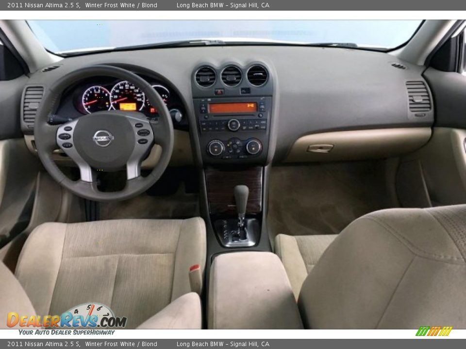 2011 Nissan Altima 2.5 S Winter Frost White / Blond Photo #19