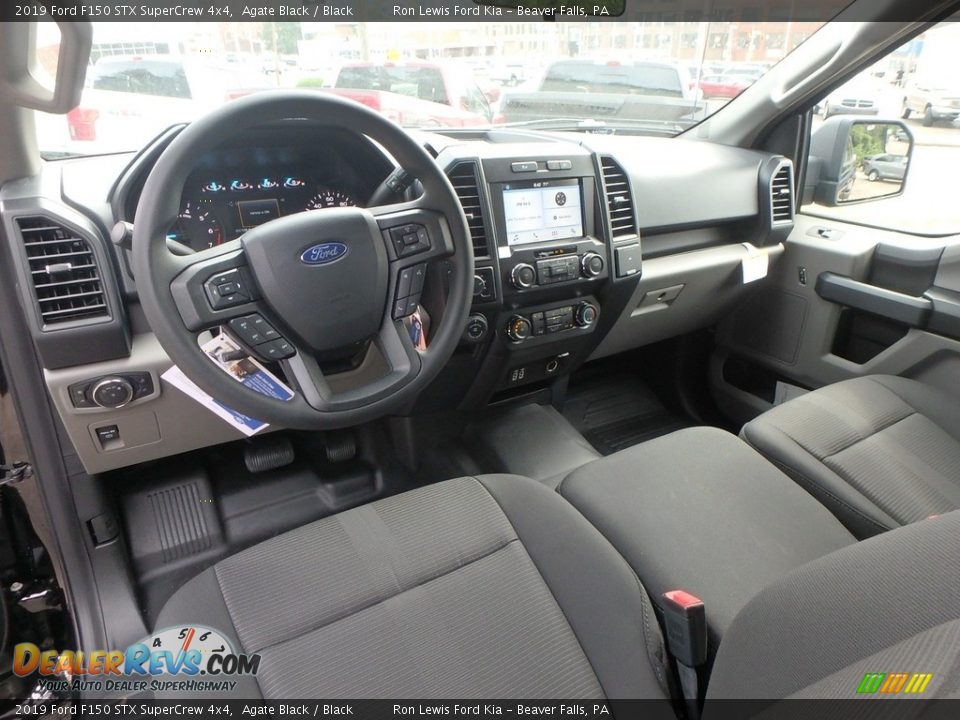2019 Ford F150 STX SuperCrew 4x4 Agate Black / Black Photo #14