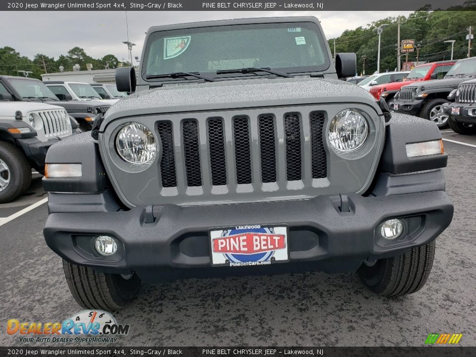 2020 Jeep Wrangler Unlimited Sport 4x4 Sting-Gray / Black Photo #2