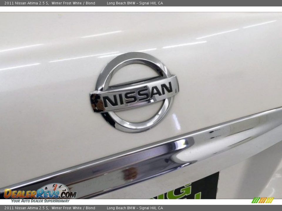 2011 Nissan Altima 2.5 S Winter Frost White / Blond Photo #22