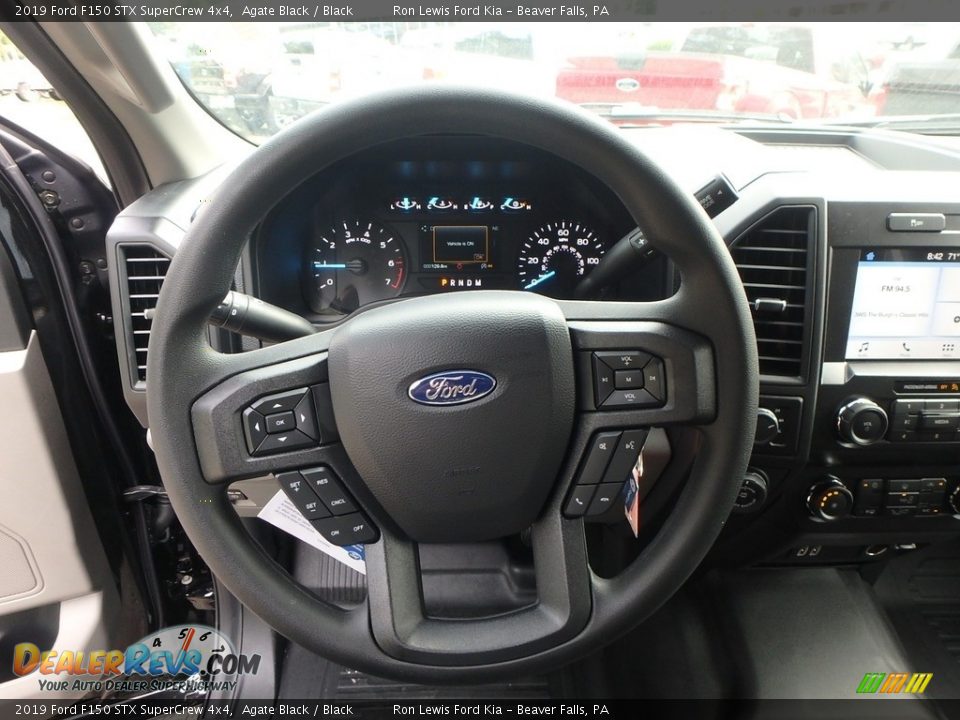 2019 Ford F150 STX SuperCrew 4x4 Agate Black / Black Photo #16
