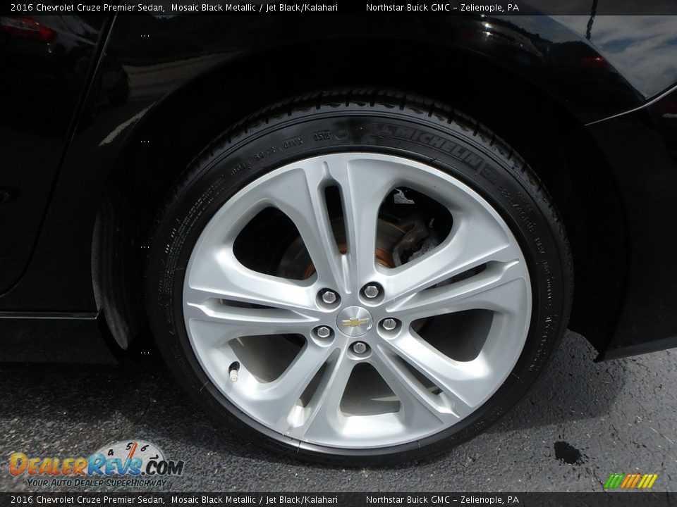 2016 Chevrolet Cruze Premier Sedan Mosaic Black Metallic / Jet Black/Kalahari Photo #12