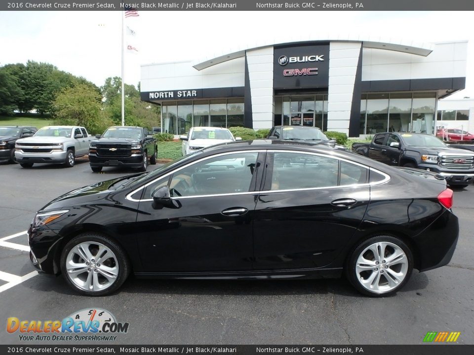 2016 Chevrolet Cruze Premier Sedan Mosaic Black Metallic / Jet Black/Kalahari Photo #13
