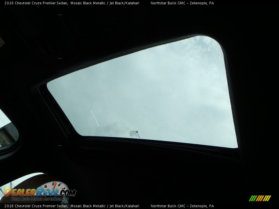 2016 Chevrolet Cruze Premier Sedan Mosaic Black Metallic / Jet Black/Kalahari Photo #14