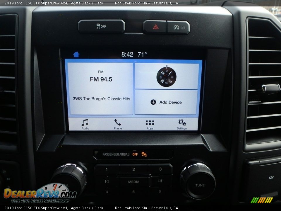 2019 Ford F150 STX SuperCrew 4x4 Agate Black / Black Photo #19