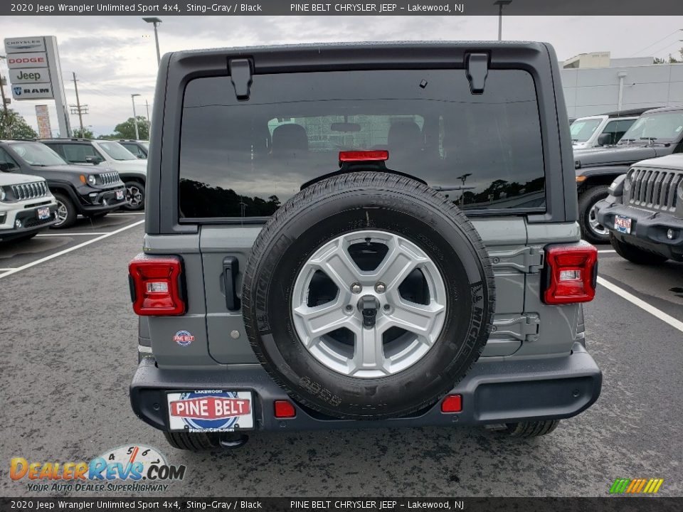2020 Jeep Wrangler Unlimited Sport 4x4 Sting-Gray / Black Photo #5