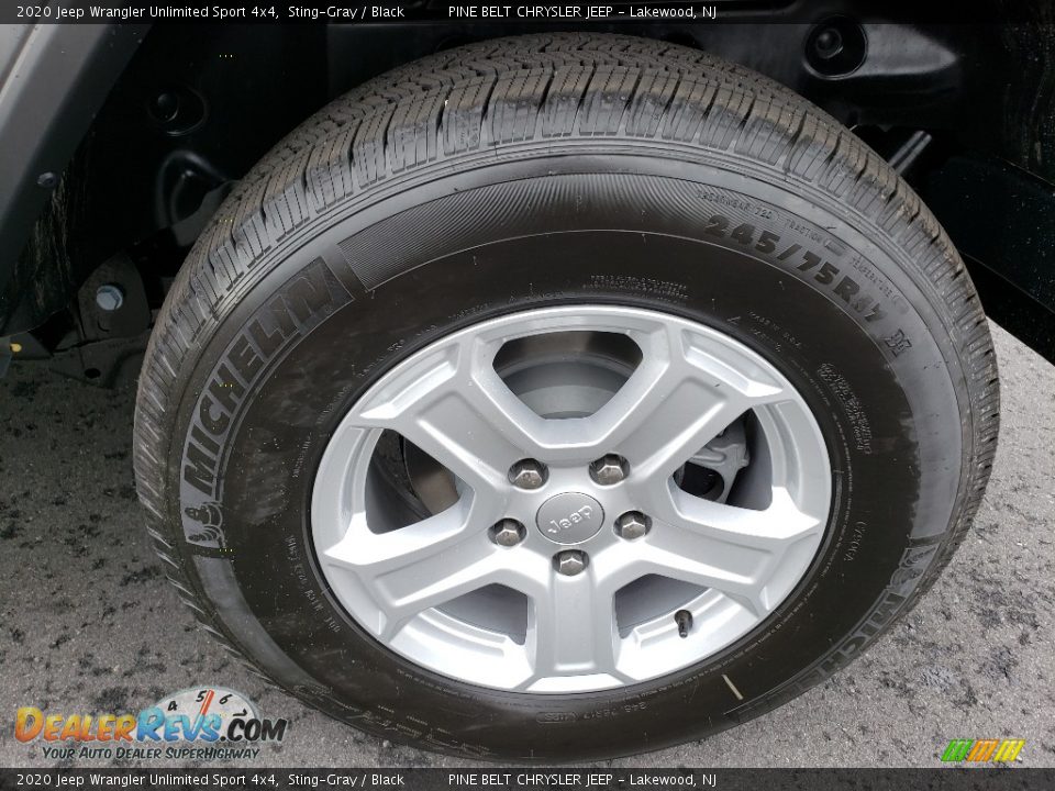 2020 Jeep Wrangler Unlimited Sport 4x4 Sting-Gray / Black Photo #6