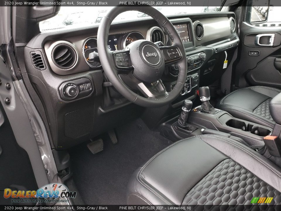 2020 Jeep Wrangler Unlimited Sport 4x4 Sting-Gray / Black Photo #7