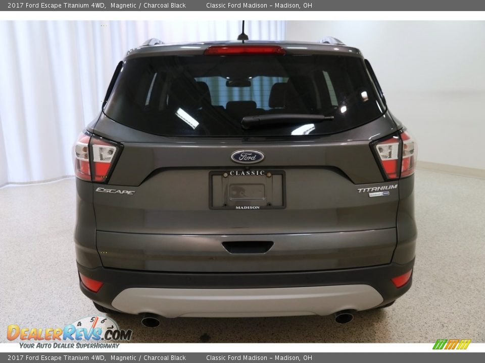 2017 Ford Escape Titanium 4WD Magnetic / Charcoal Black Photo #20