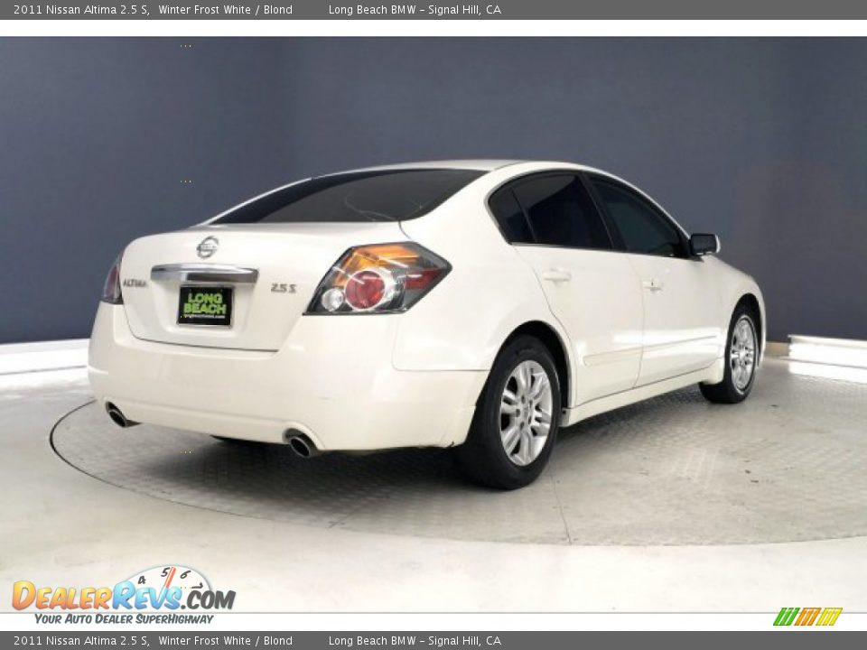 2011 Nissan Altima 2.5 S Winter Frost White / Blond Photo #28
