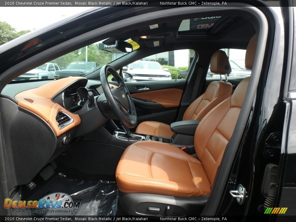 2016 Chevrolet Cruze Premier Sedan Mosaic Black Metallic / Jet Black/Kalahari Photo #17