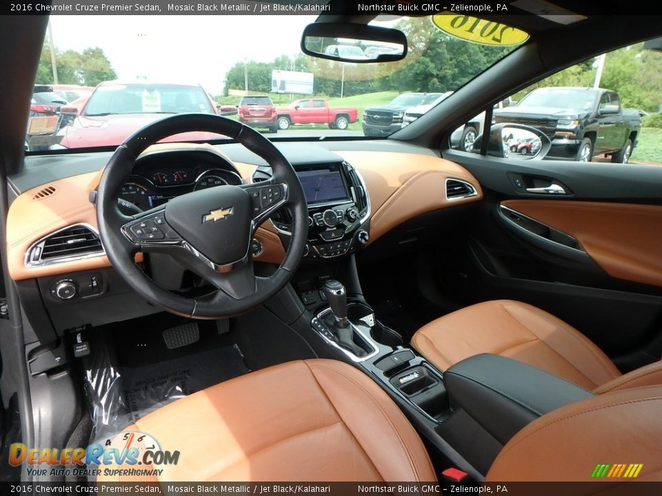 2016 Chevrolet Cruze Premier Sedan Mosaic Black Metallic / Jet Black/Kalahari Photo #19