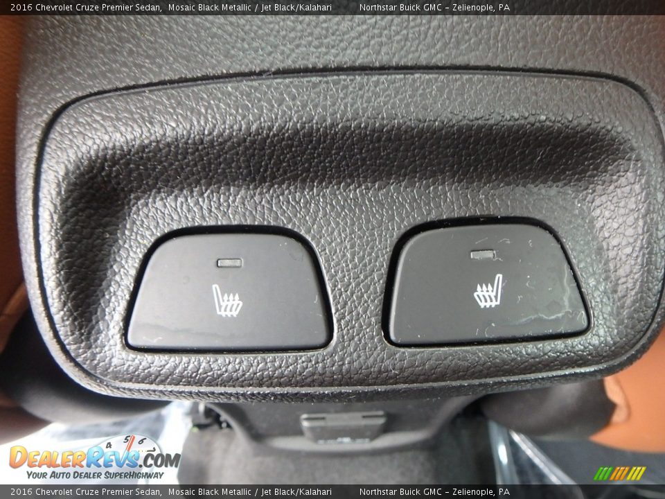 2016 Chevrolet Cruze Premier Sedan Mosaic Black Metallic / Jet Black/Kalahari Photo #20