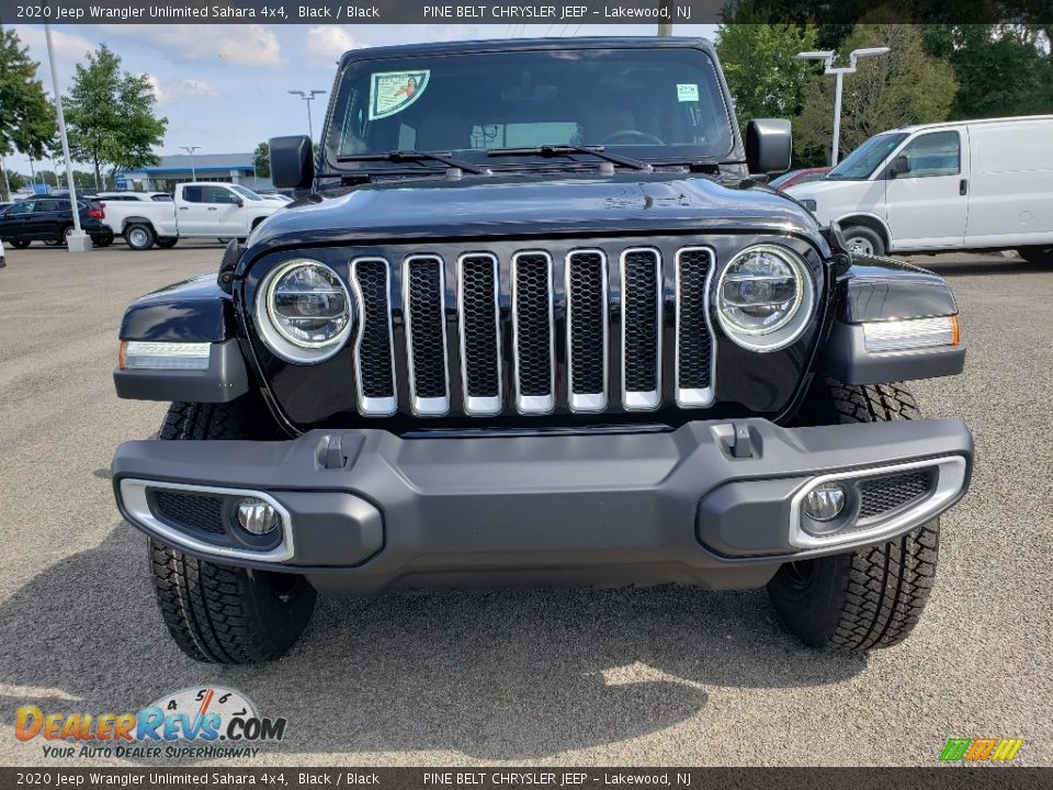 2020 Jeep Wrangler Unlimited Sahara 4x4 Black / Black Photo #2