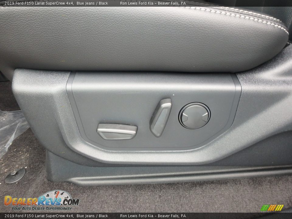 2019 Ford F150 Lariat SuperCrew 4x4 Blue Jeans / Black Photo #11