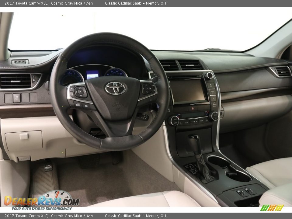 2017 Toyota Camry XLE Cosmic Gray Mica / Ash Photo #6