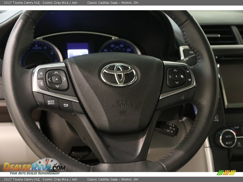2017 Toyota Camry XLE Cosmic Gray Mica / Ash Photo #7