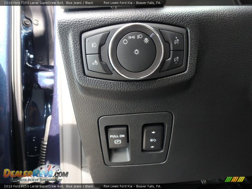 2019 Ford F150 Lariat SuperCrew 4x4 Blue Jeans / Black Photo #12
