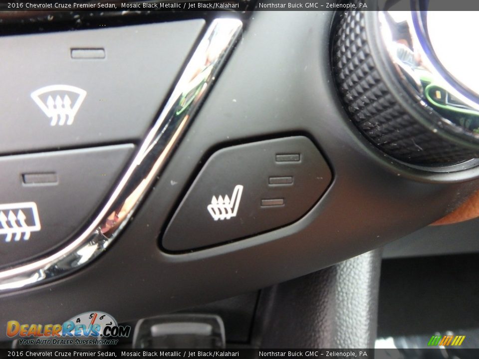 2016 Chevrolet Cruze Premier Sedan Mosaic Black Metallic / Jet Black/Kalahari Photo #27
